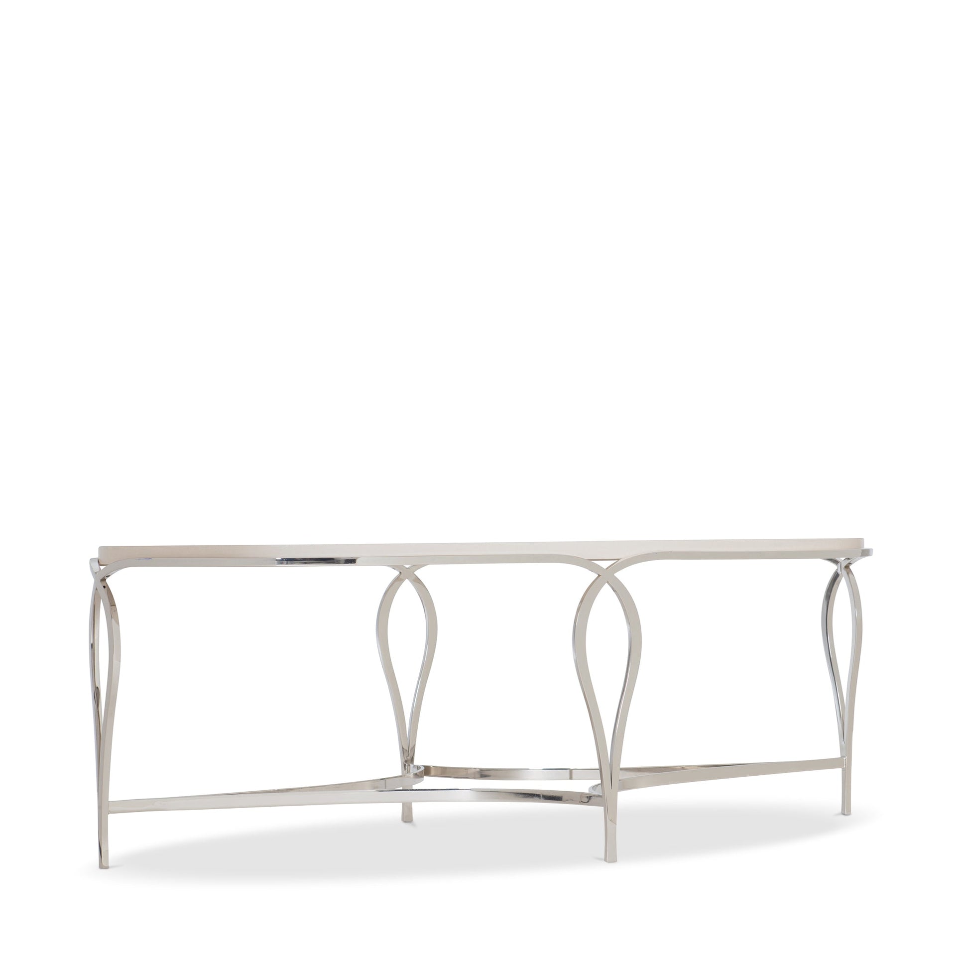 CALISTA METAL OVAL COCKTAIL TABLE