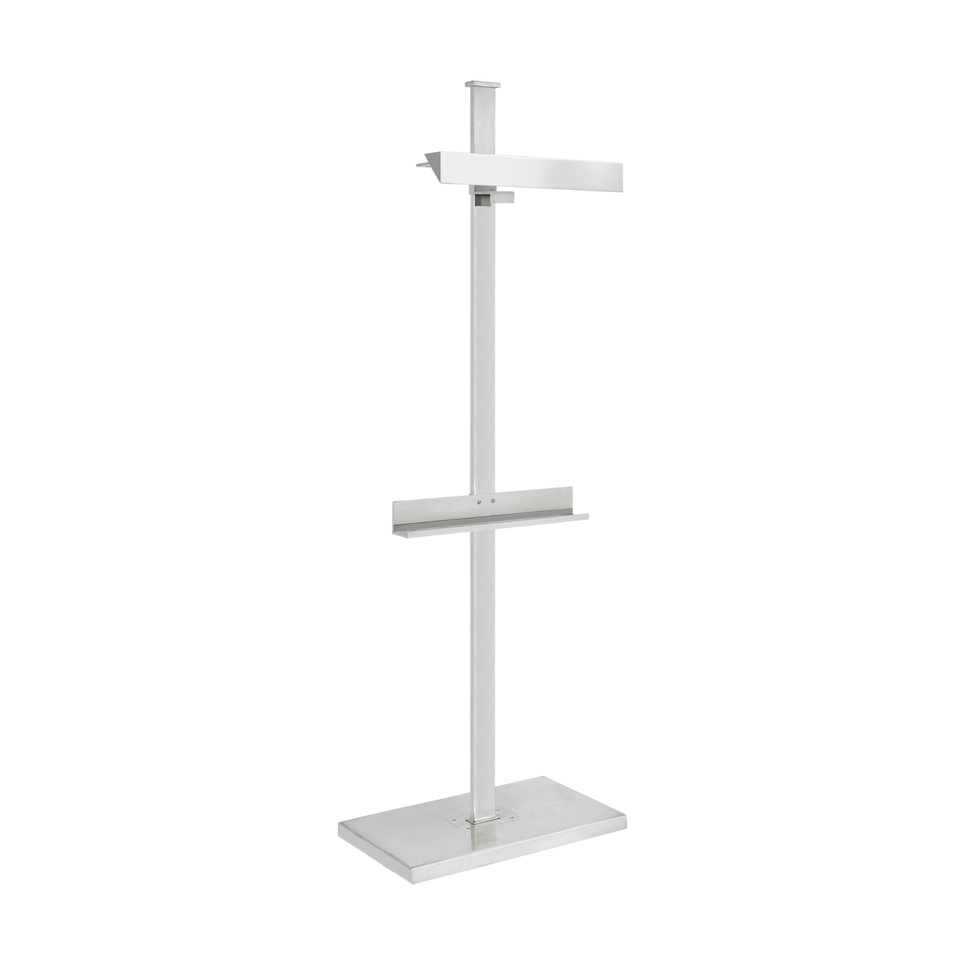 LANGHAM DISPLAY FLOOR LAMP IN POLISHED NICKEL